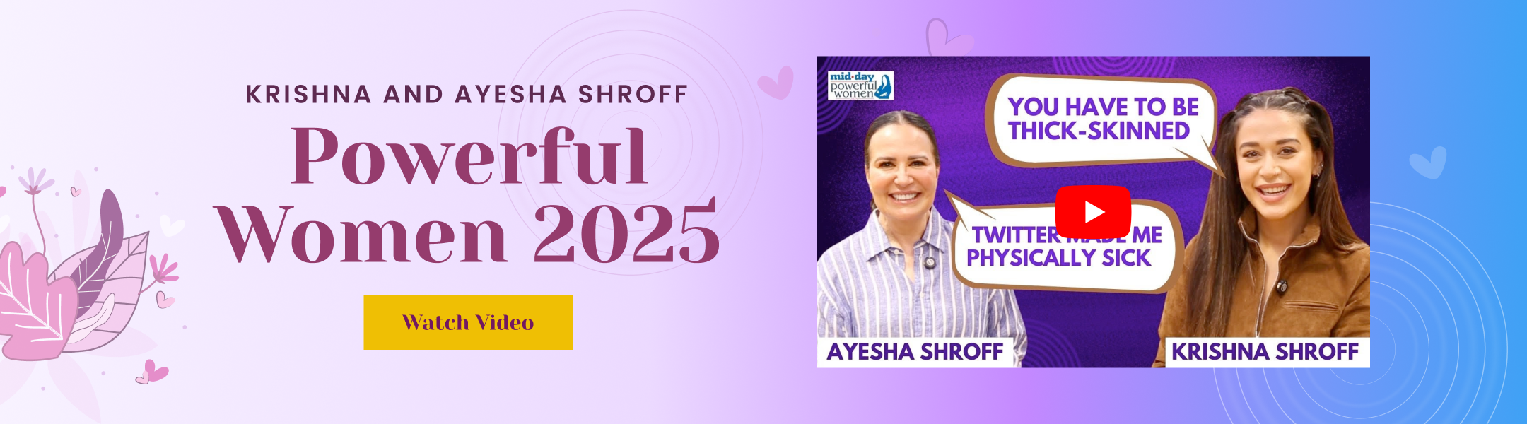 Krishna and Ayesha Shroff